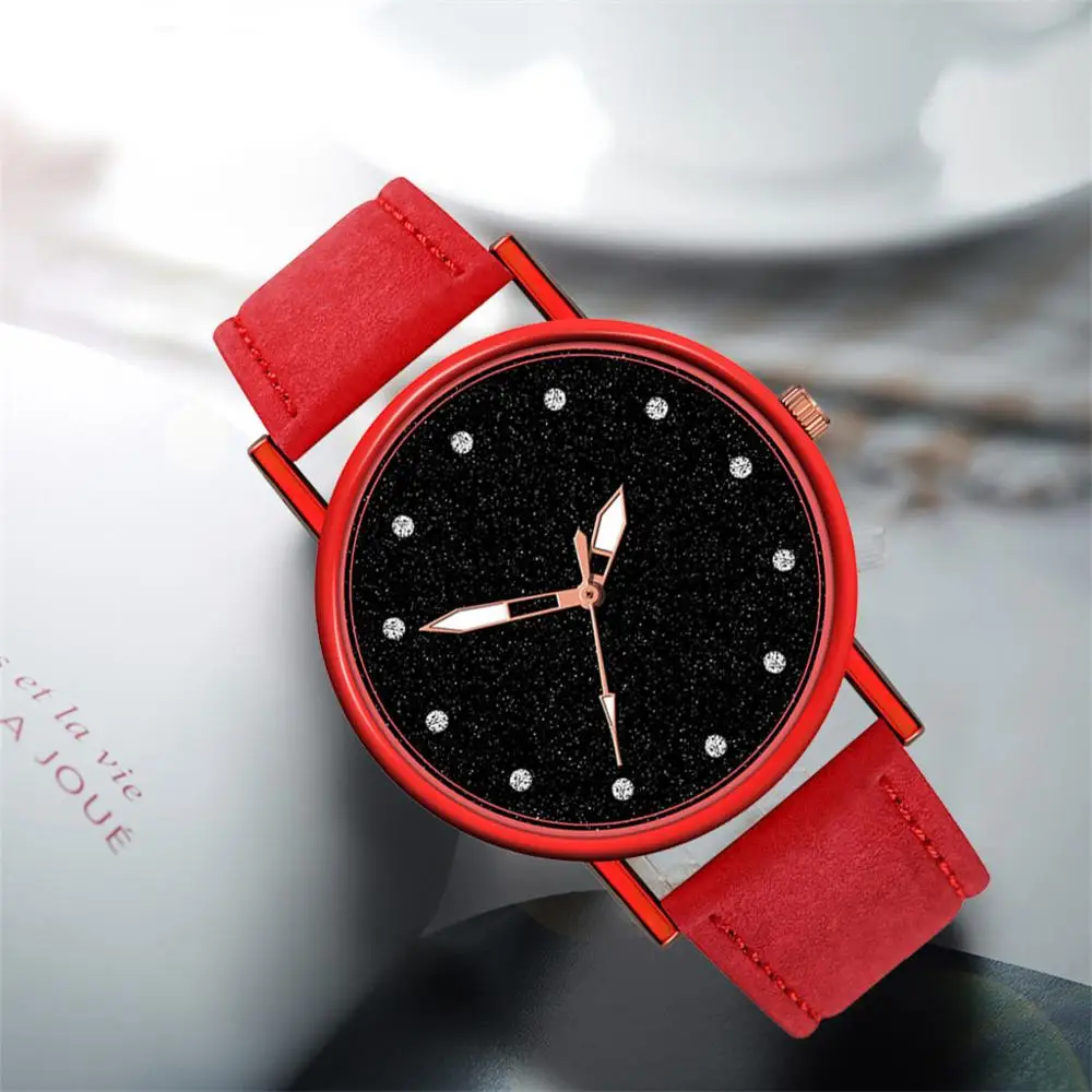 Роскошные модные женские часы кварцевые из нержавеющей стали с циферблатом