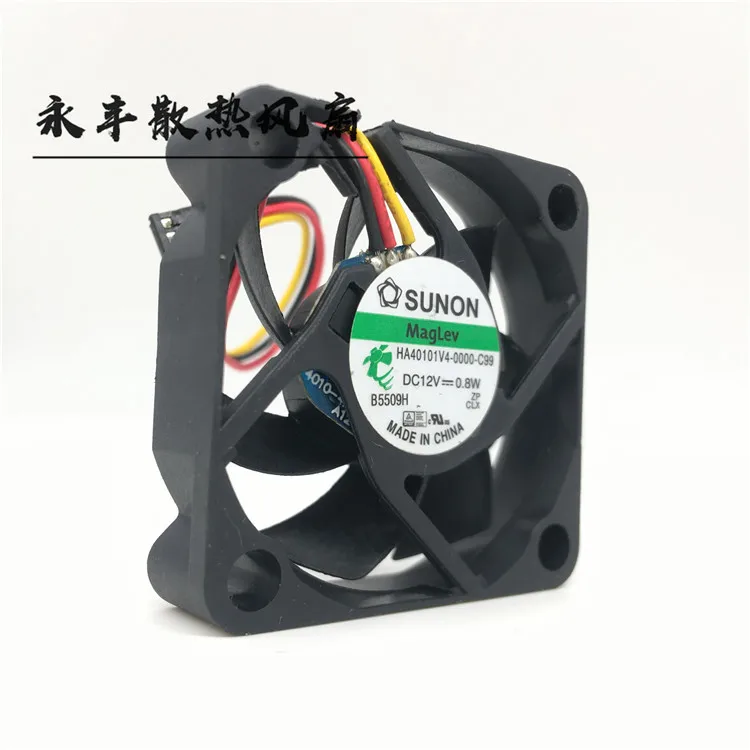 1 шт. Sunon HA40101V4 0000 c99 4010 40 мм 4 см 40*40*10 Вентилятор охлаждения 12V 0 8 W 0.06A 3pin Поддержка по