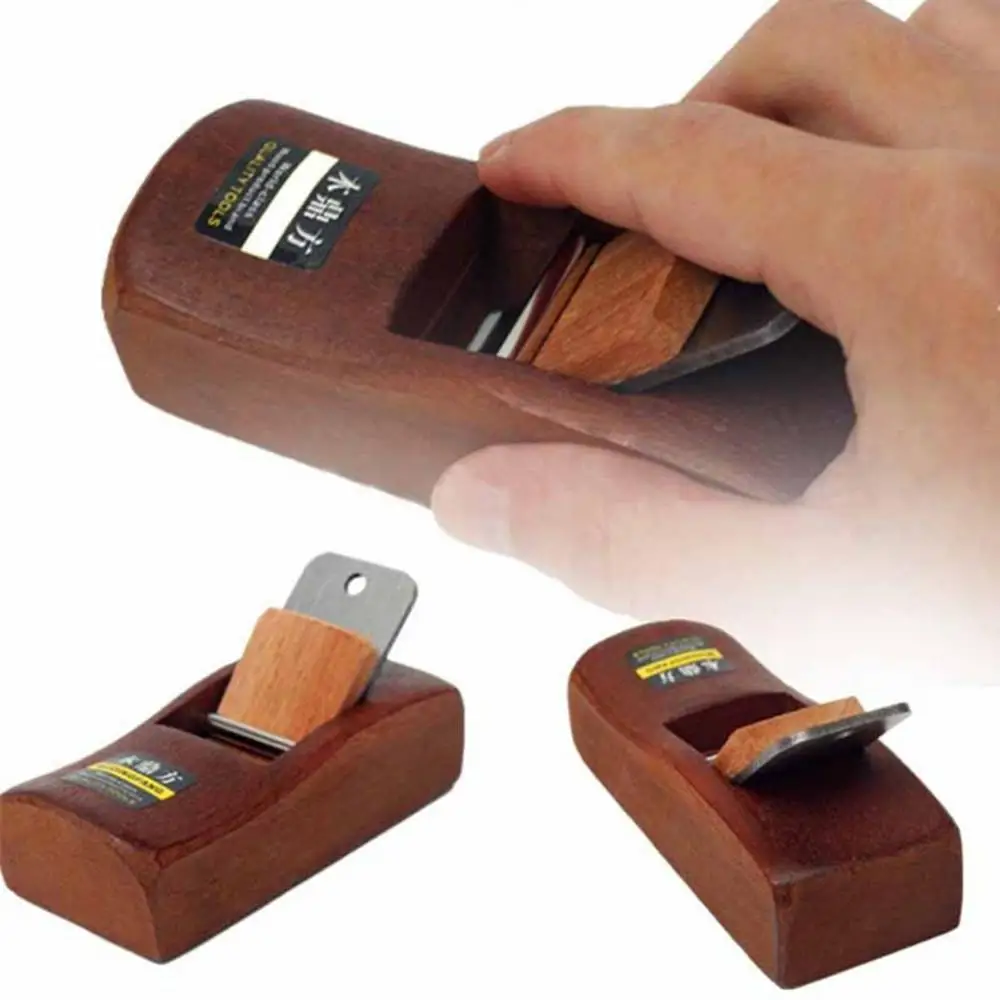Woodworking Flat Plane Bottom Edged Wood Hand Planer Carpenter Woodcraft Tool steel blade sharp durable Mini convenient use | Инструменты