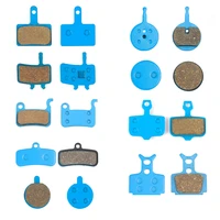 1 pair of blue multi copper bicycle brake pads are used for shimano xtr m965 966 saint xt slx deore auriga sram avid bb7