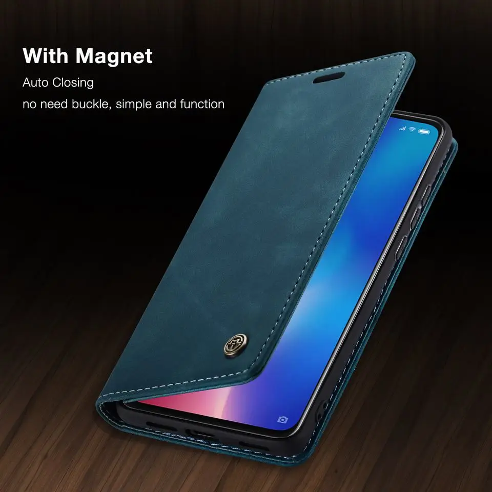 Роскошный Магнитный флип чехол для Xiaomi Redmi Note 8 Pro чехол-книжка из матовой кожи, чехол книжка для мобильного телефона Redmi Note 8