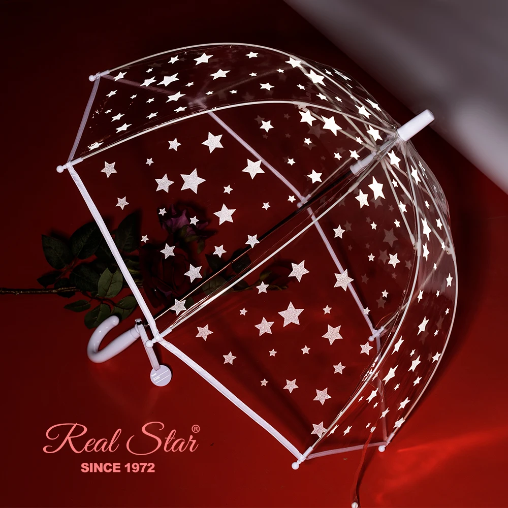 Prezzo Simpatico Ombrello Antivento Trasparente Manico Lungo Mini Ombrello Da Esterno Giapponese Designer Kids Guarda Chuva Articoli Per La Casa
