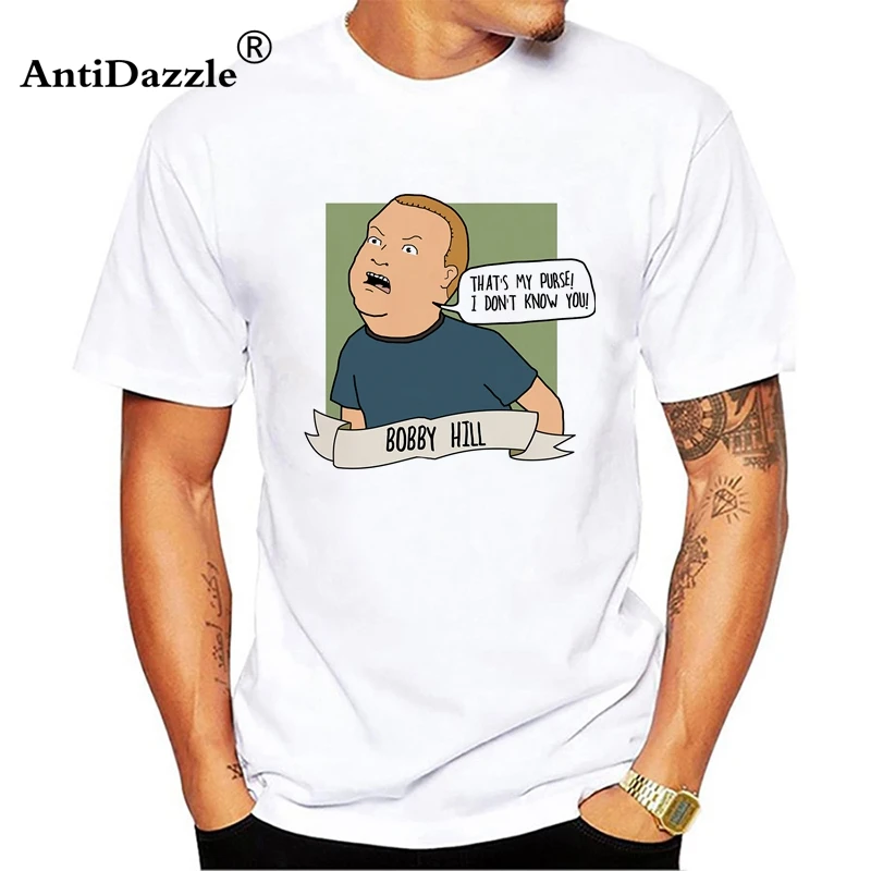 Модная футболка Бобби Хилл мужские хлопковые футболки с коротким рукавом