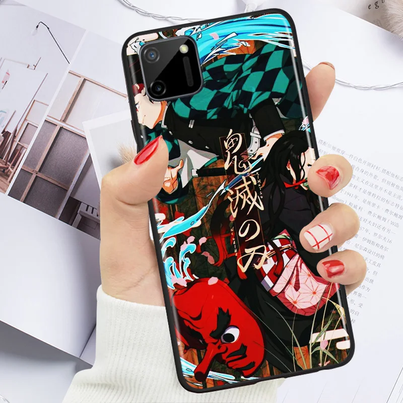 

Anime Demon Slayer Kimetsu no Yaiba For OPPO Realme C2 C3 C11 C12 C15 C17 X2 X3 X7 XT X50 Q2 Q2i V3 V5 V15 Pro Phone Case