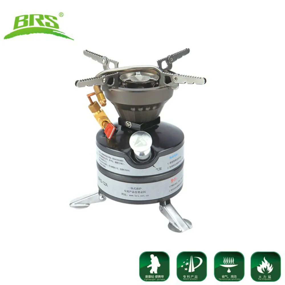 

BRS Camping Gasoline Stove Portable One-Piece Burners Petrol Stove Cookware Kerosene Outdoor Hiking Picnic Oil Furnace BRS-12A