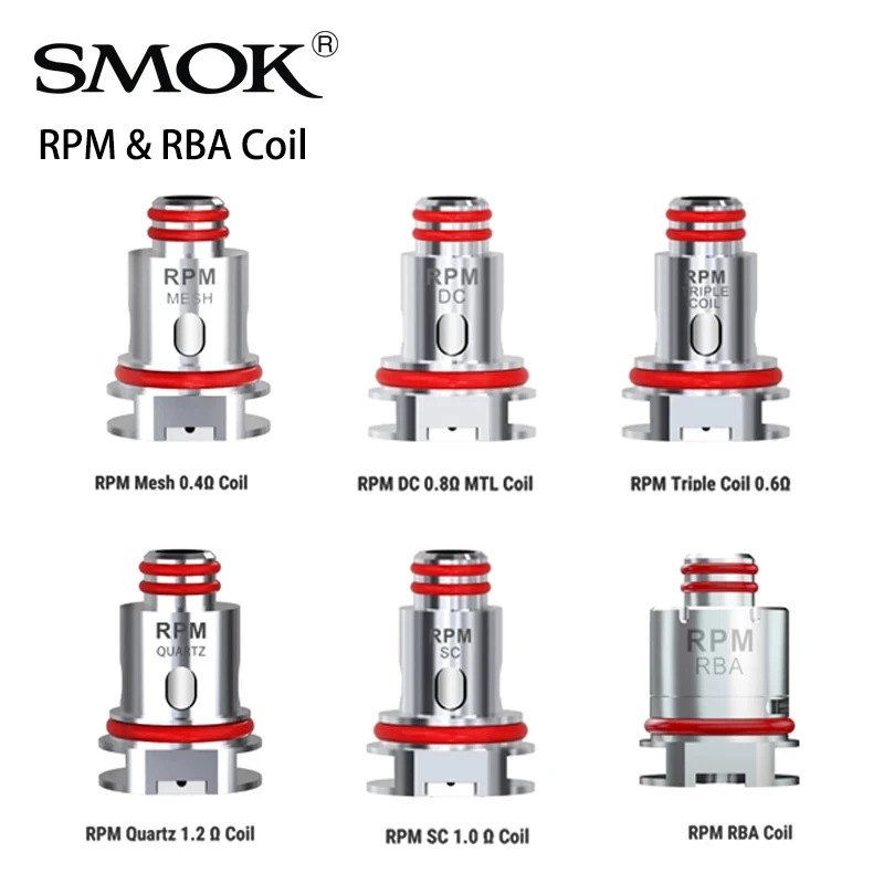 Оригинальный SMOK RPM Mesh RBA катушка испаритель головки резистор Pod Vape нагреватель E