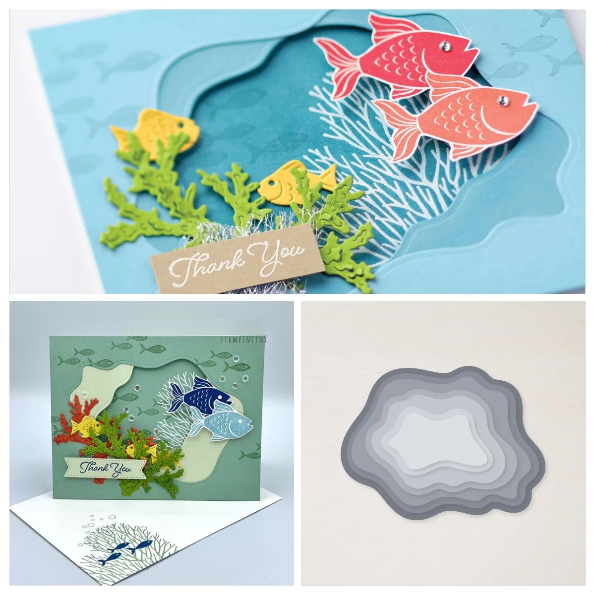 Многослойные штампы Диона нестандартные прозрачные и металлические для