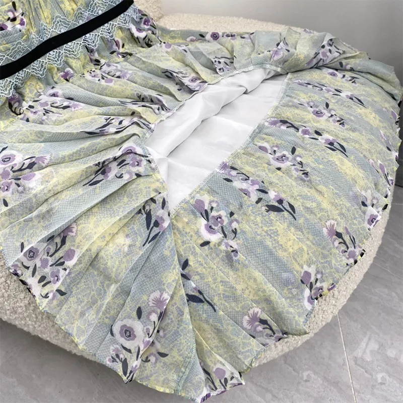 

Womens Clothes Designer Fashion Vintage Style Sleeveless Pleat Dress