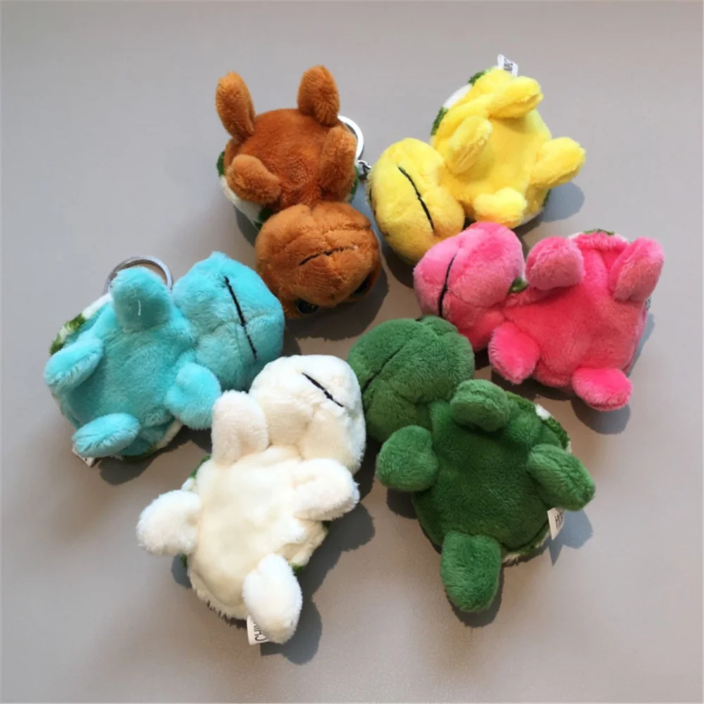 Много цветов размеры 4-8 см набивная Черепаха игрушка черепаха плюшевая кукла