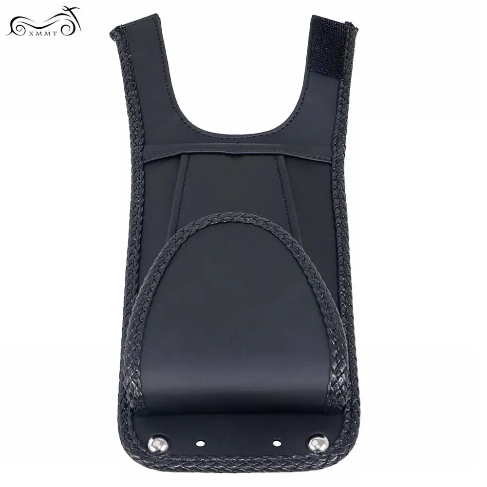 Черный нагрудник с сумкой для ночного поезда Harley Softail Custom FXSTC Deluxe FLSTC FXSTS EFI FXSTBI 01-06 |