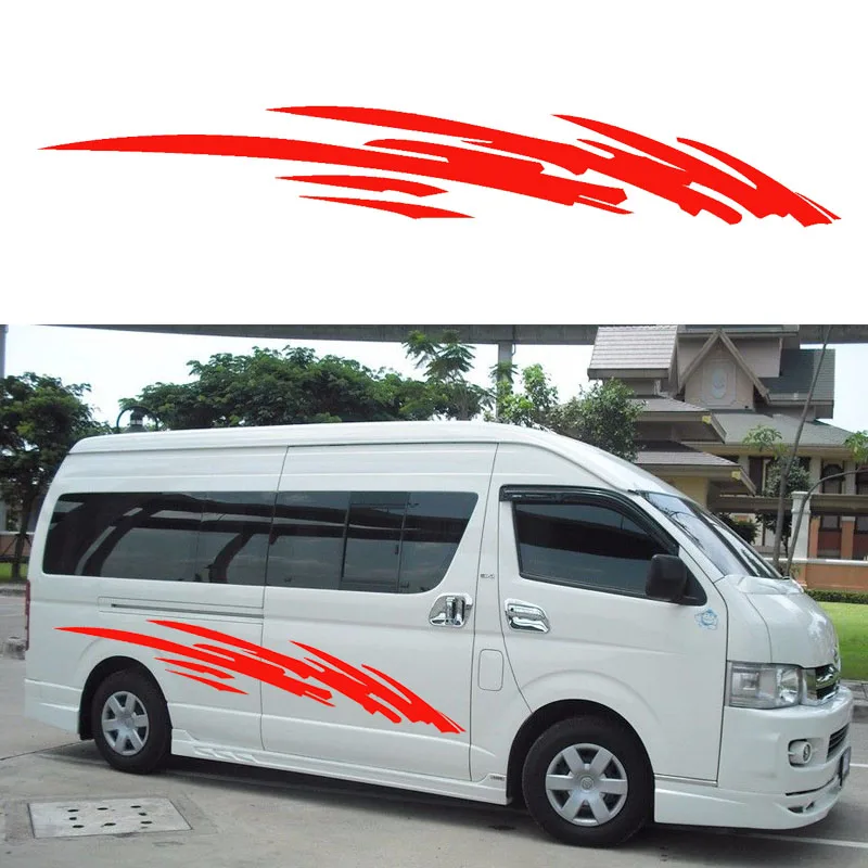 

Dawasaru 2x Caravan Motorhome Camper Van KK Graphics Stickers Decals Vito Transit SUV (one for Each Side),200cm*30cm