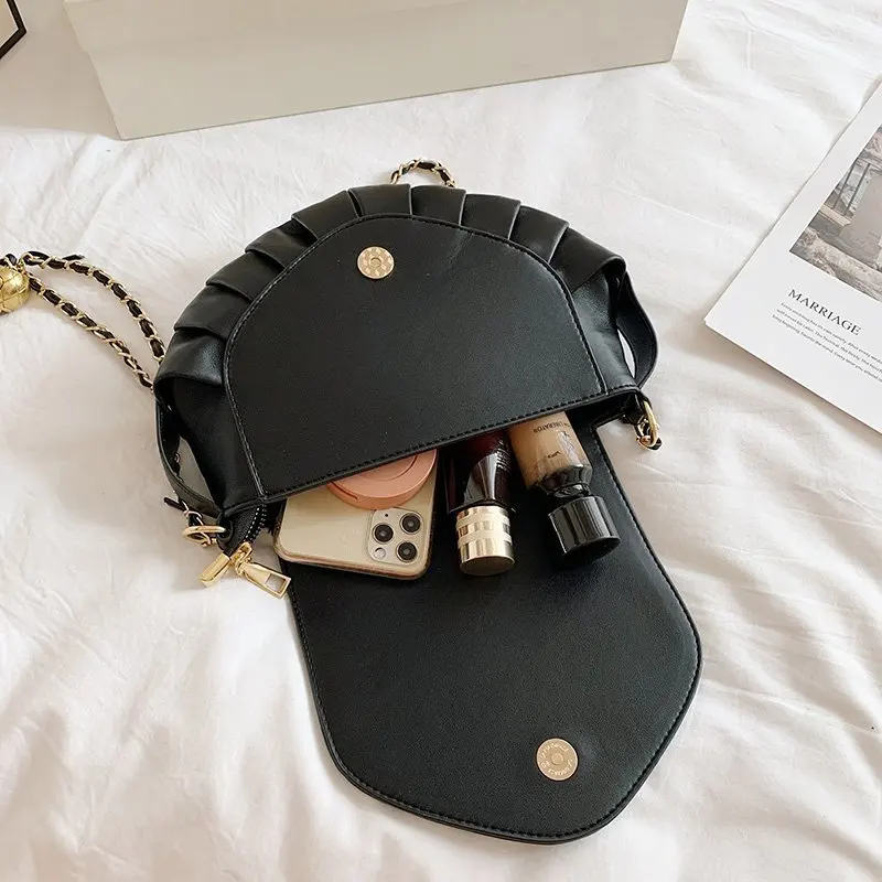 Однотонная сумка через плечо складывающиеся маленькие сумки-седло из