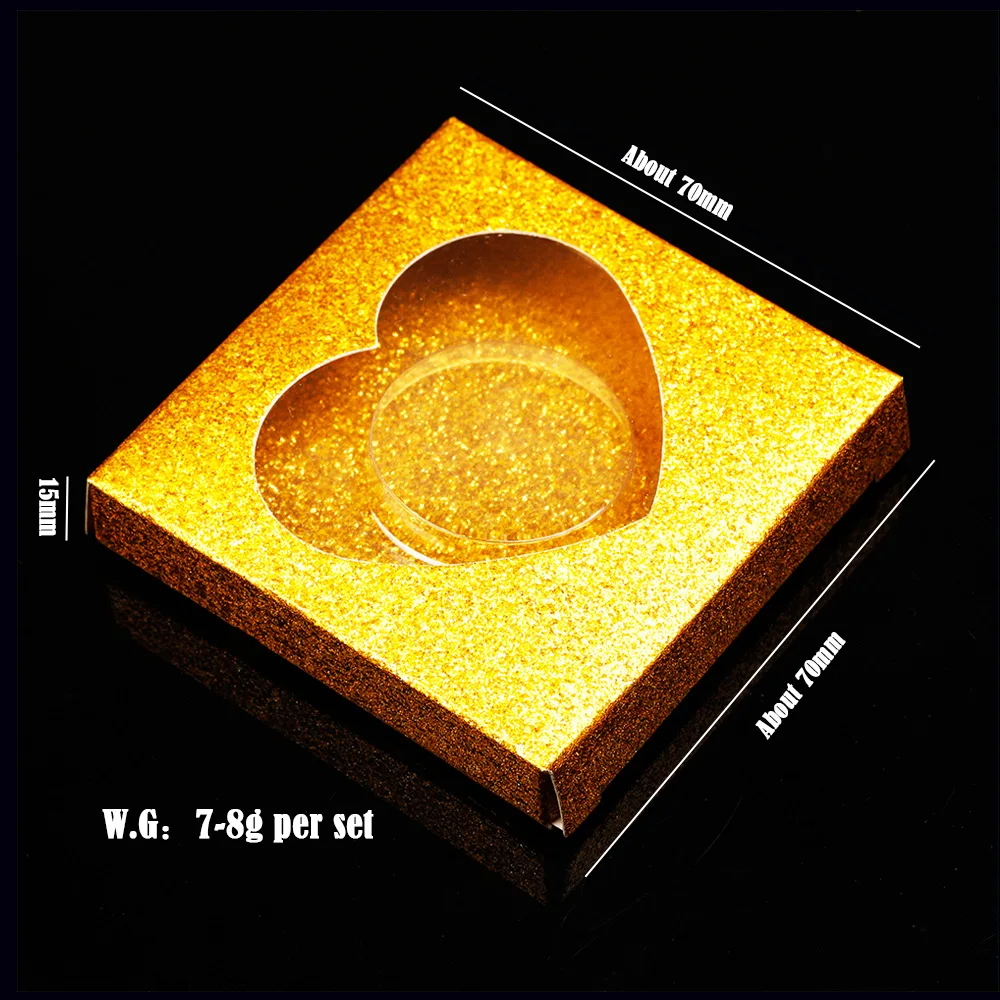 

Wholesale 25mm False Eyelash DIY flash packing box 3d Mink eyelashes Holography Boxes empty Square case bulk vendors