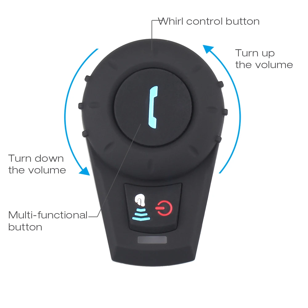 2 шт. оригинальный FreedConn Bluetooth Мотоциклетный водонепроницаемый шлем домофон мото