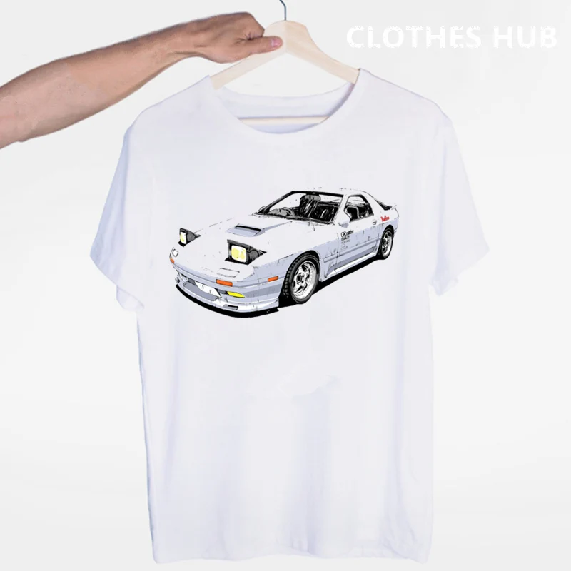 Футболка AE86 Initial D Homme мужская с круглым вырезом и короткими рукавами | Мужская