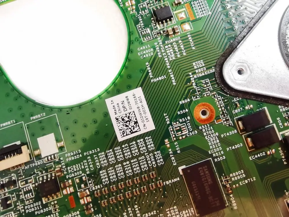 Оригинальный Для DELL N5110 Материнская плата ноутбука GT525M 1 ГБ CN-0J2WW8 испытанное