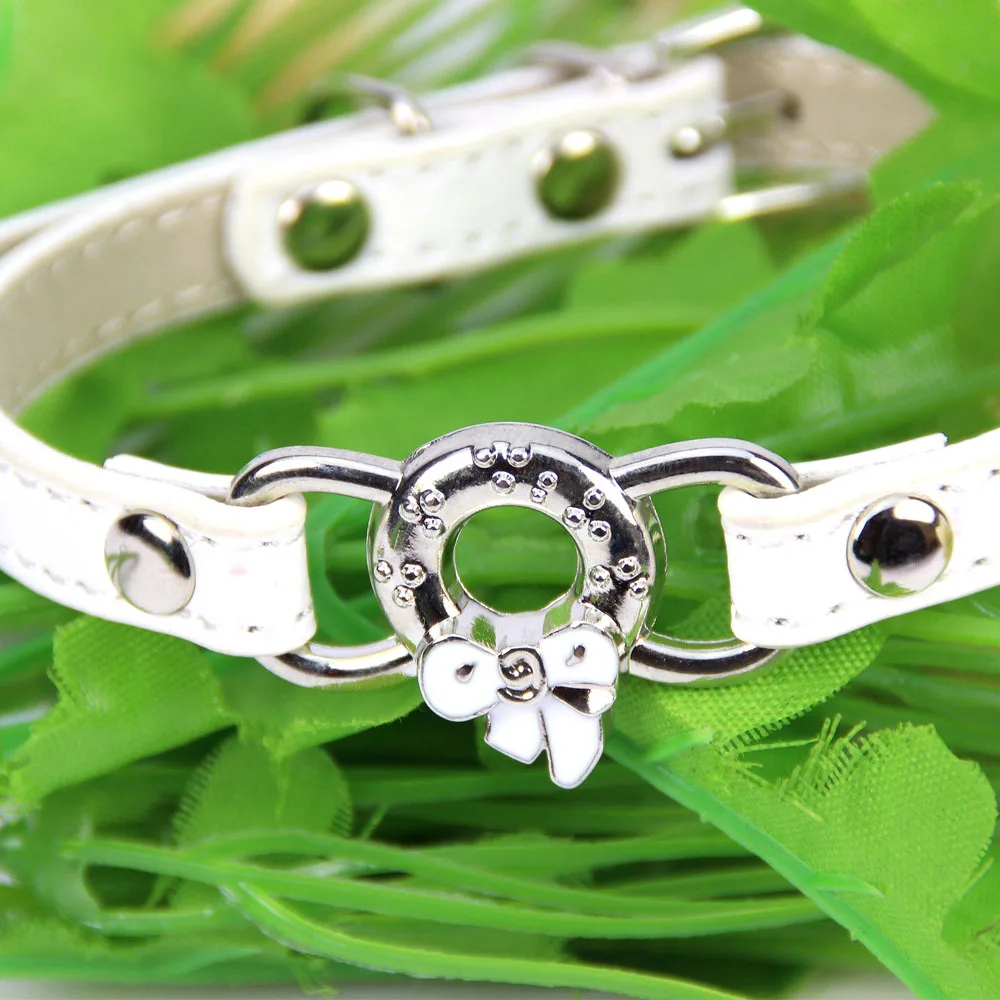 1 шт. Регулируемый ошейник для кошек маленьких собак щенков флокирующих