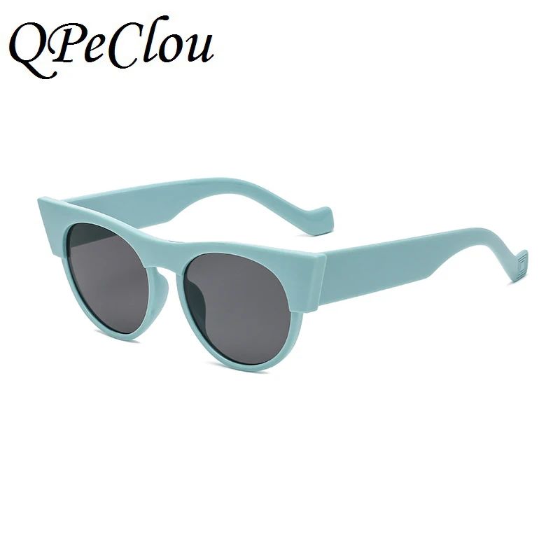 

2021 New Fashion Round Cat Eye Sunglasses Women Brand Designer Vintage Black Sun Glasses Female Punk Shades Oculos Feminino