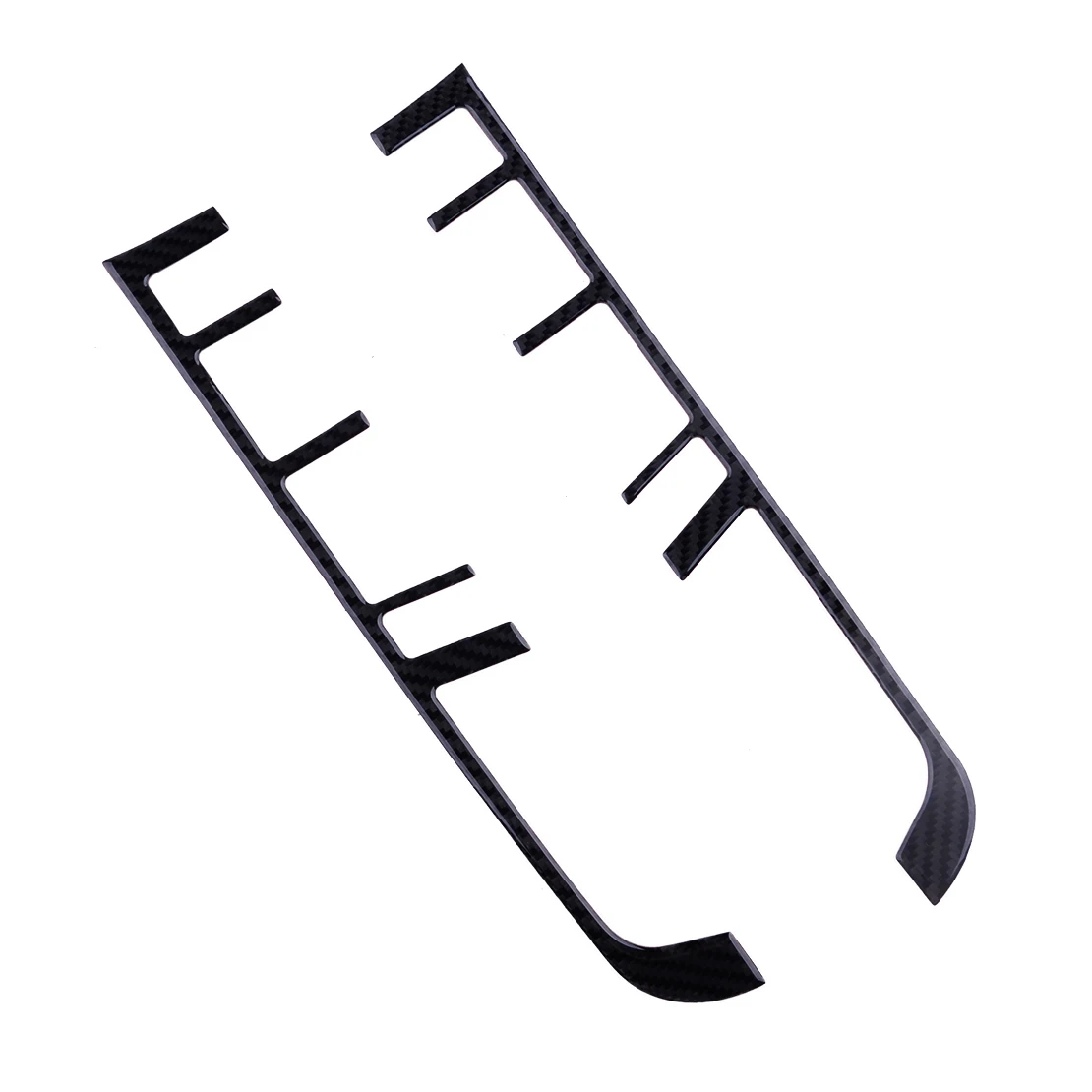 

1 пара, чехлы на панели коробки переключения передач из углеродного волокна для Porsche Macan 2014 2015 2016 2017 2018 2019