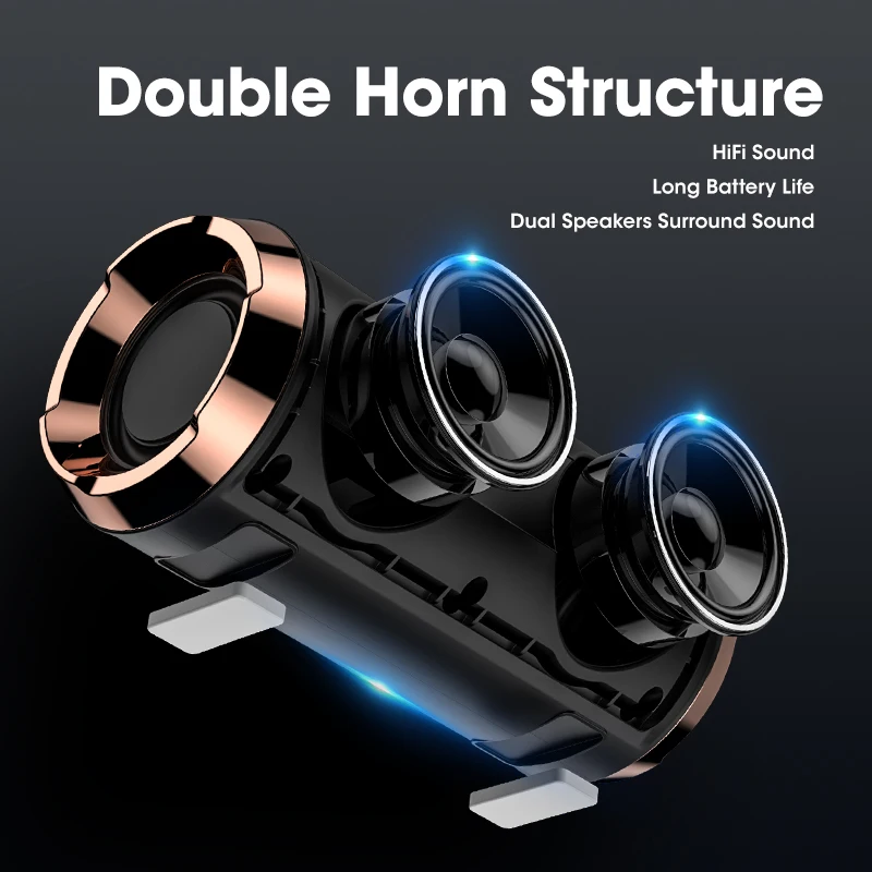 Портативная Беспроводная колонка Bluetooth 5 0 Саундбар сабвуфер уличная TF карта USB