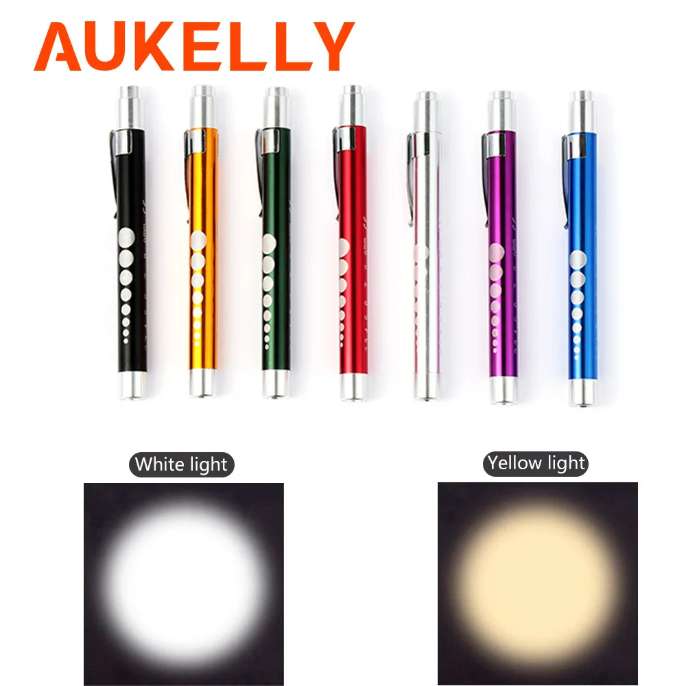 Портативный светодиодный фонарик рабочее освещение ручка для оказания первой