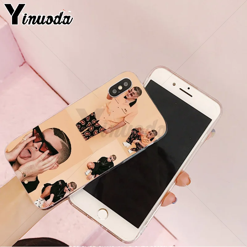Yinuoda Bad Bunny Maluma Ozuna POP Hip Hop Новинка чехол для телефона Fundas чехол для iPhone 8 7 6 6S Plus 5 5S SE XR X XS MAX Shell