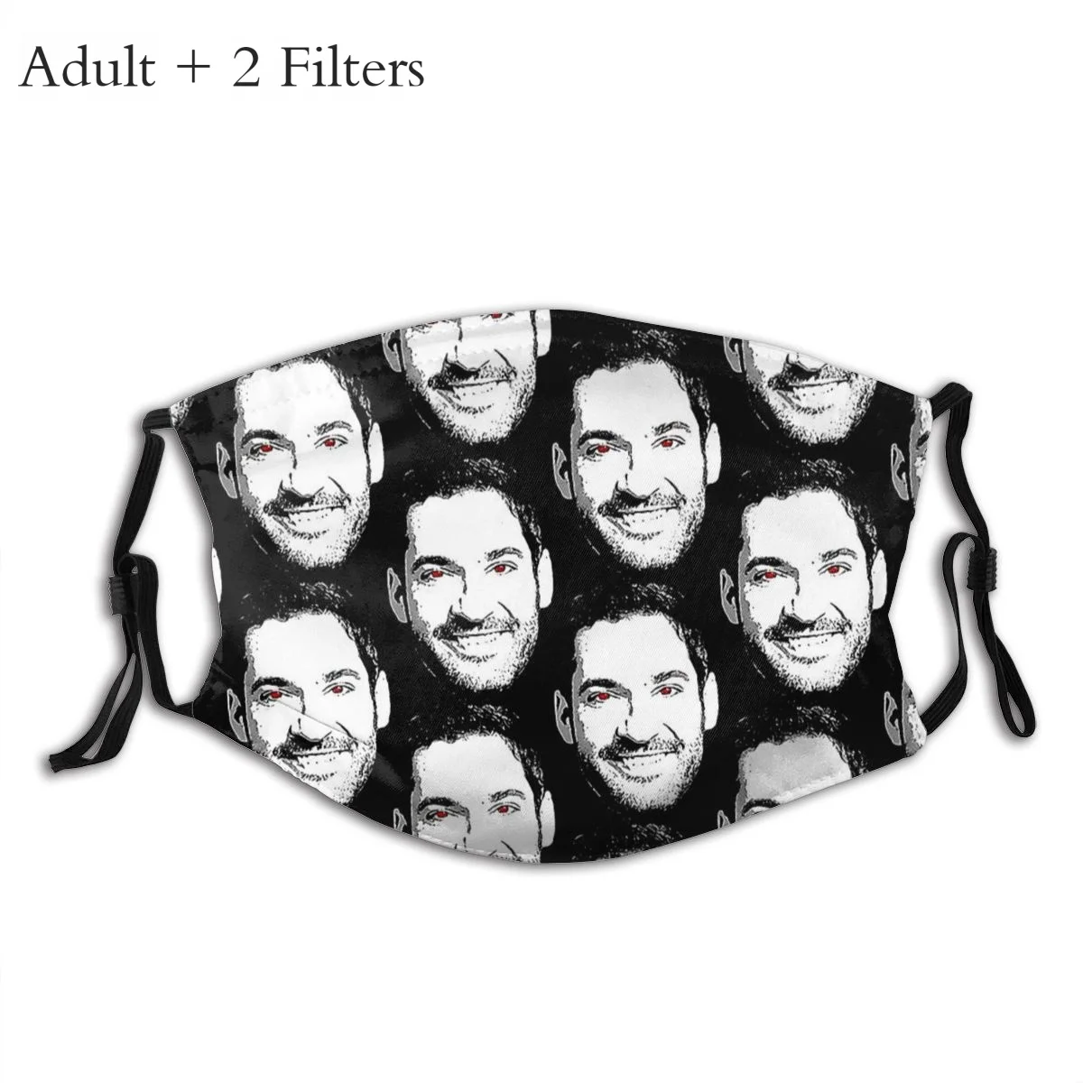 

Lucifer Morningstar Decker Amenadiel Lux TV Series Mascarilla Mask, маска для лица, дьявольская Красивая маска для рта с фильтрами