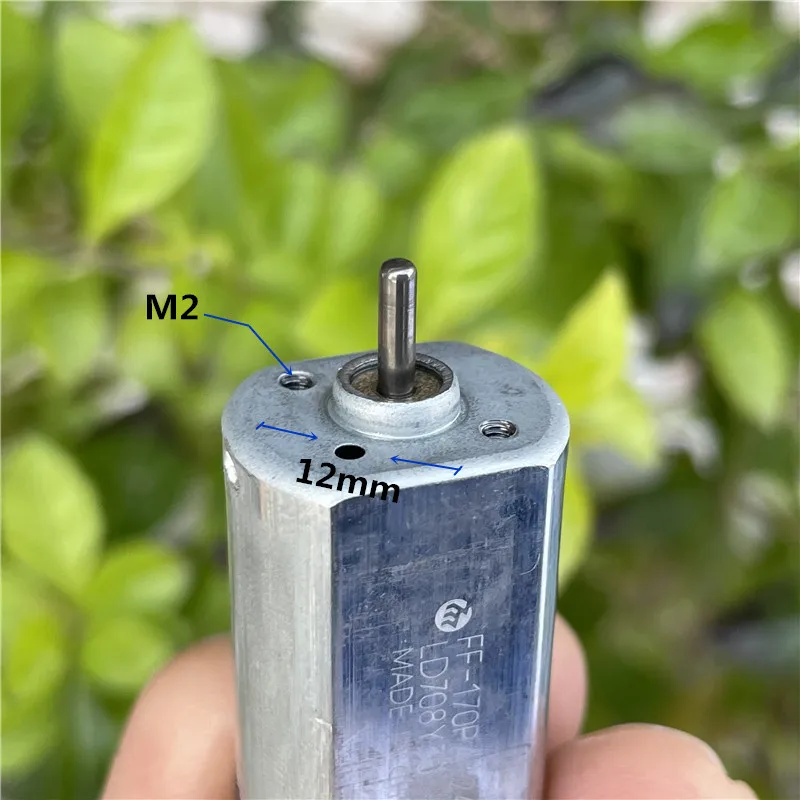 Mabuchi Mini 170 двигатель постоянного тока 2 4 В 3 в 7 5 6 высокая скорость 18500 об/мин