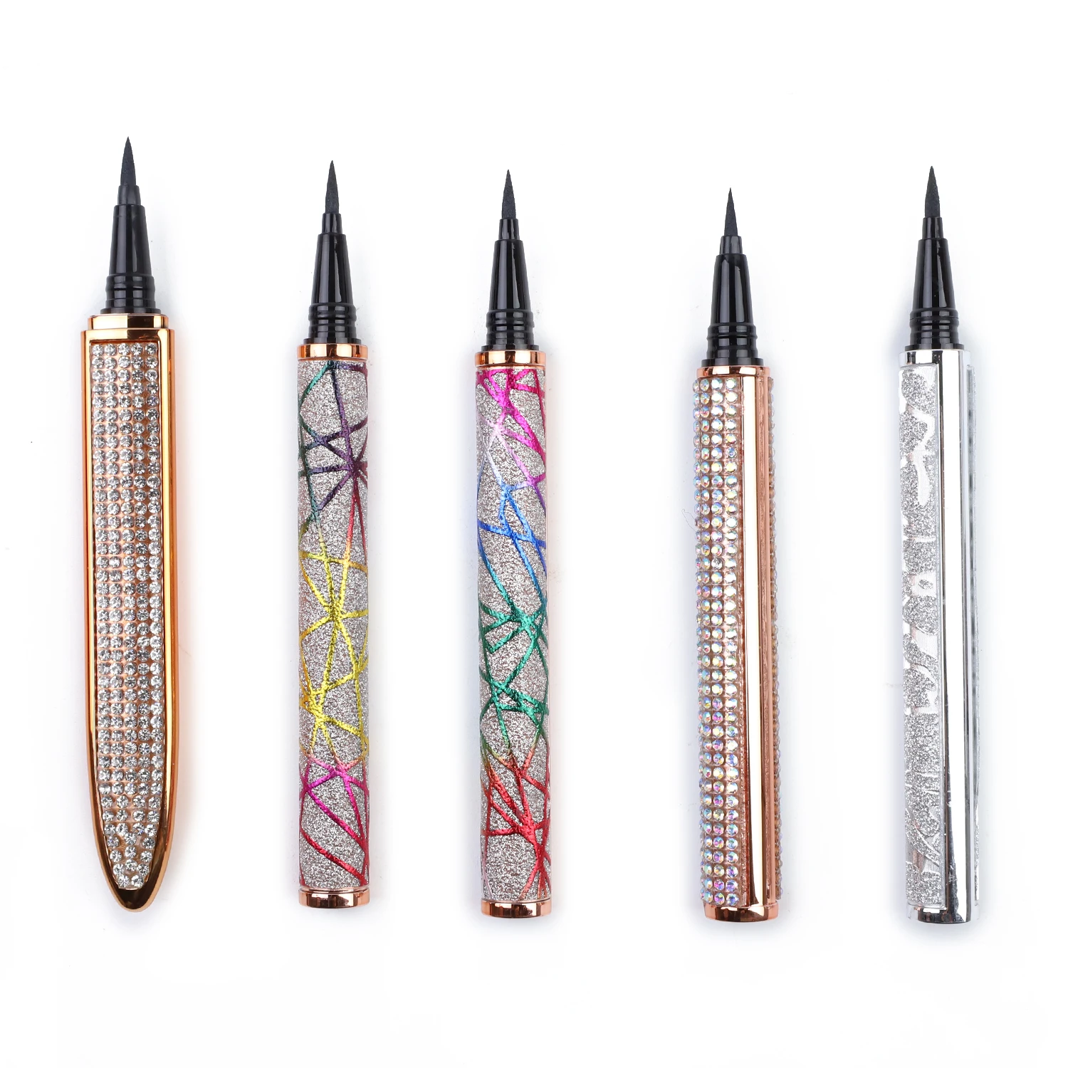 

Wholesale 50PCS/Lot Magnetic Eyeliner Glue-Free Long Lasting Pen Pencil Custom Lable Magic Self Adhesive Liquid Eye Liner Pencil