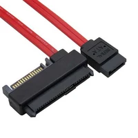 sff 8482 sas 29 pin to sata 7 pin hard disk drive raid cable 50cm with 15 pin sata power port red color