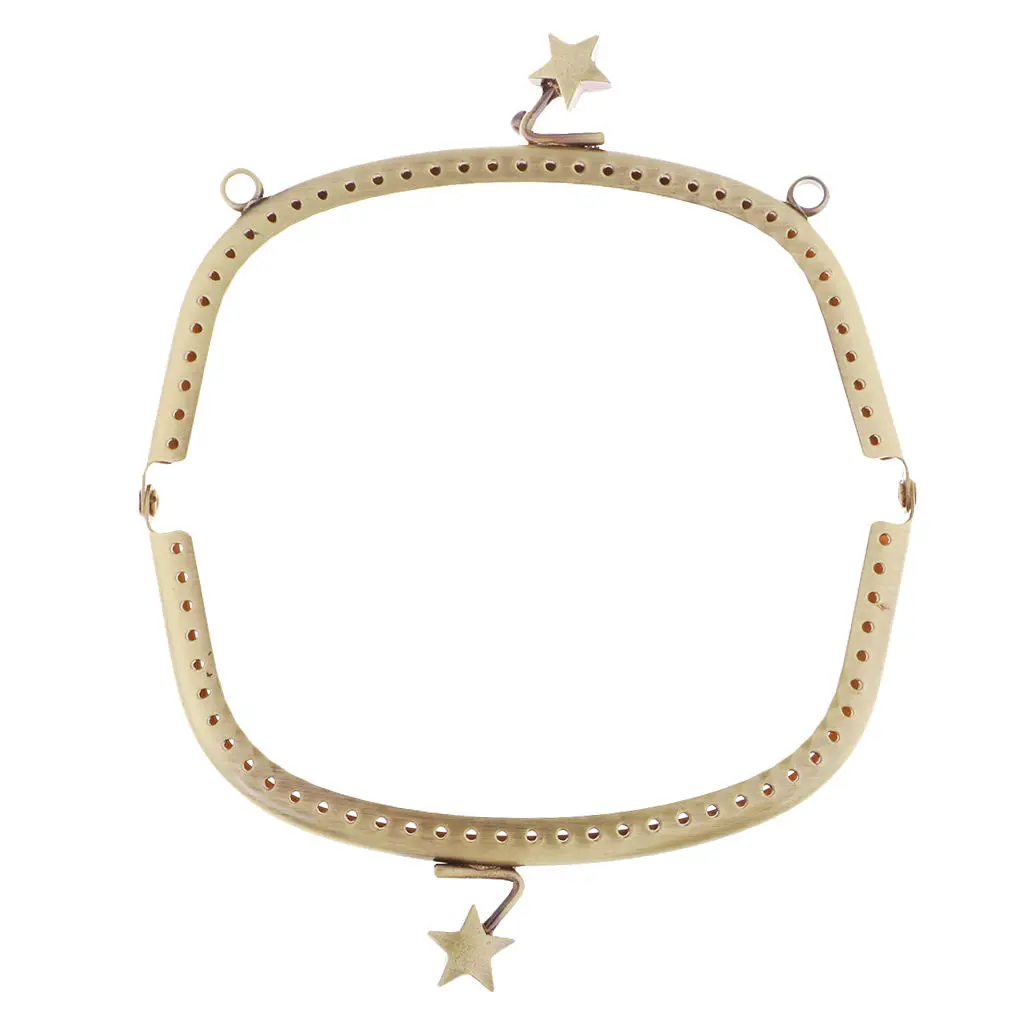 

Сделай Сам кошелек сумка ручка Монета Сумка металлическая звезда форма поцелуй замок рамка для ремесла