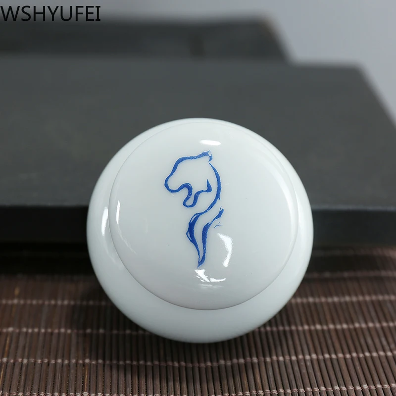 Керамическая портативная мини труба 12 знаков зодиака порошок китайской медицины