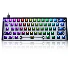 Проводной программируемый пробел GK61, GK61X, GK61XS, RGB, с поддержкой Bluetooth, переключатели Cherry MX, механическая клавиатура, набор сделай сам
