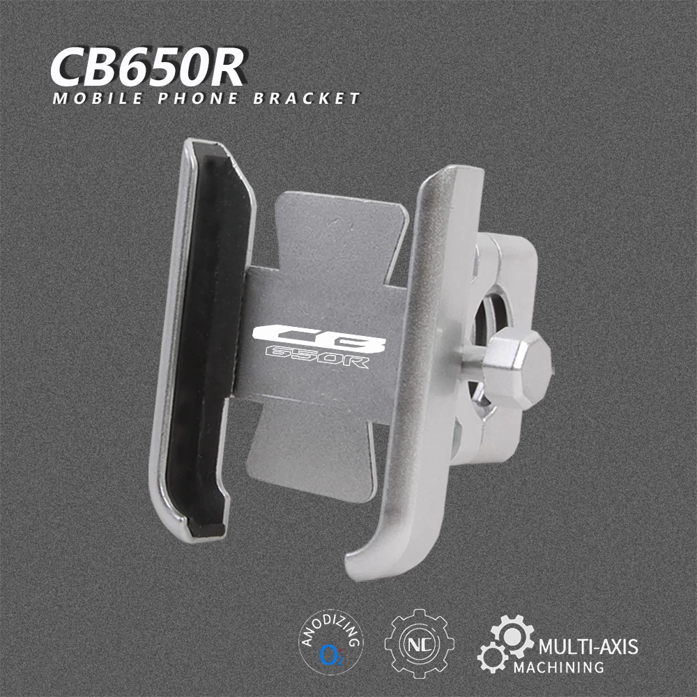 

For Honda CB650R 2019 2020 2021 Motorcycle CNC Aluminum Alloy Handle Bar Rear Mirror Mobile Phone Bracket GPS Stand Holder