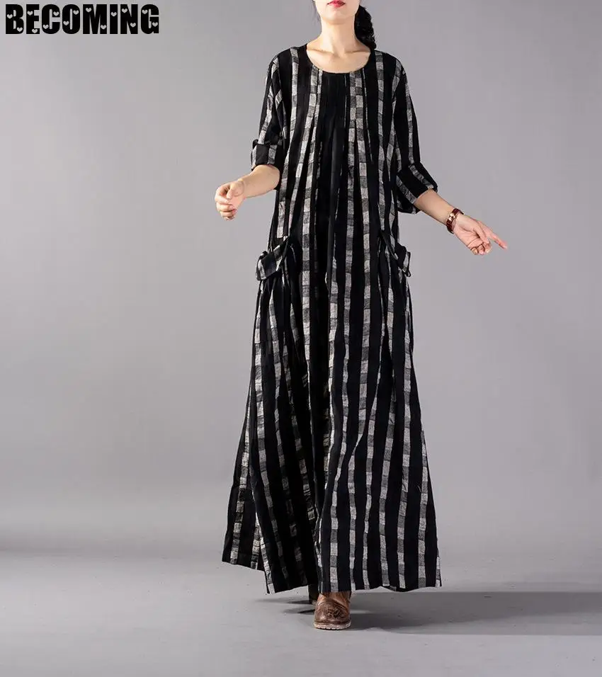 Одежда для беременных больших размеров черное хлопковое платье модная одежда