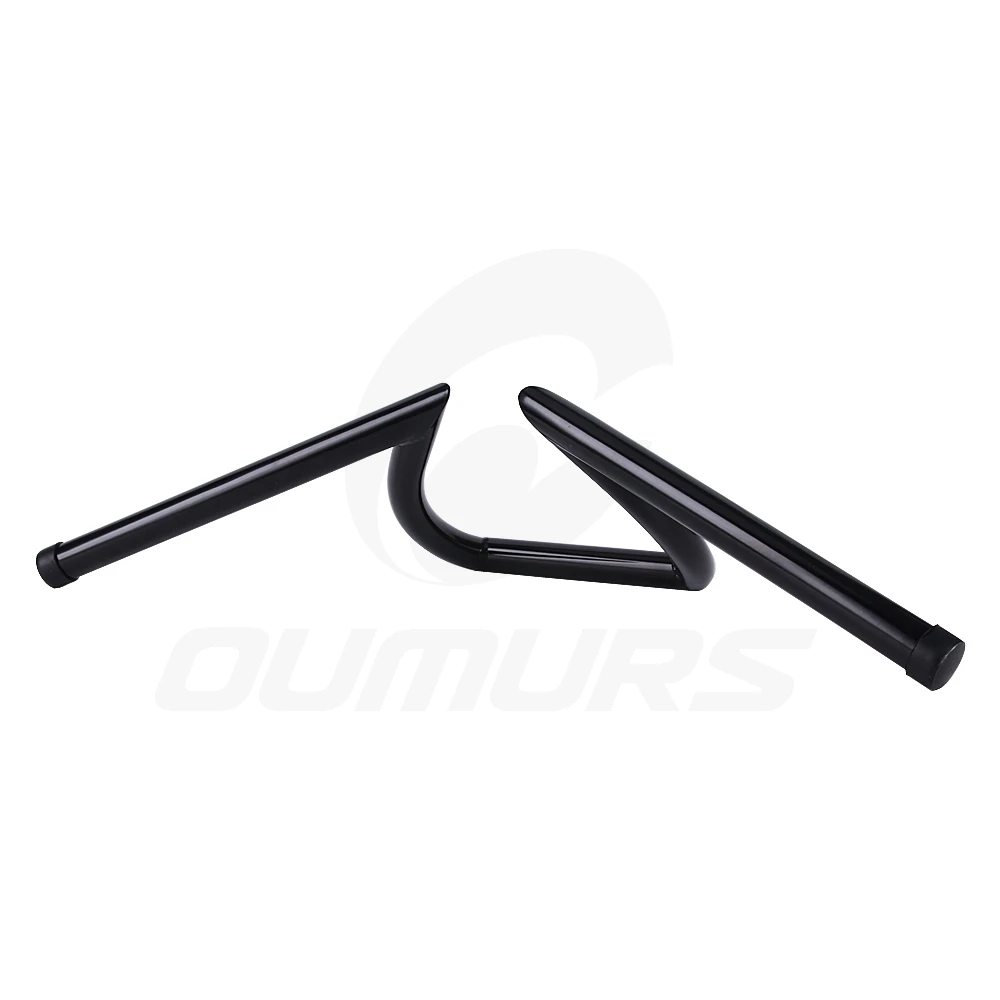 OUMURS Универсальный руль мотоцикла Drag Z Bars 1 &quotдюйм 25 мм для Harley Sportster Dyna Bobber Honda Yamaha