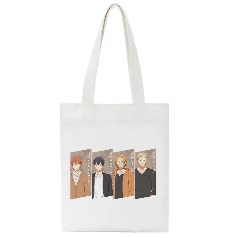 

Anime Cartoon Characters Manga Graphic Hipster Handles Bag Print Shopping Bags Girls Fashion Casual Tote Pacakge Hand Bag