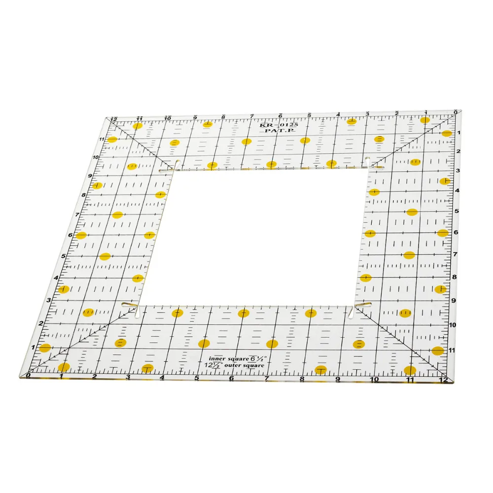 1 шт. квадратная Лоскутная линейка акриловая швейная стеганая шаблоны инструмент