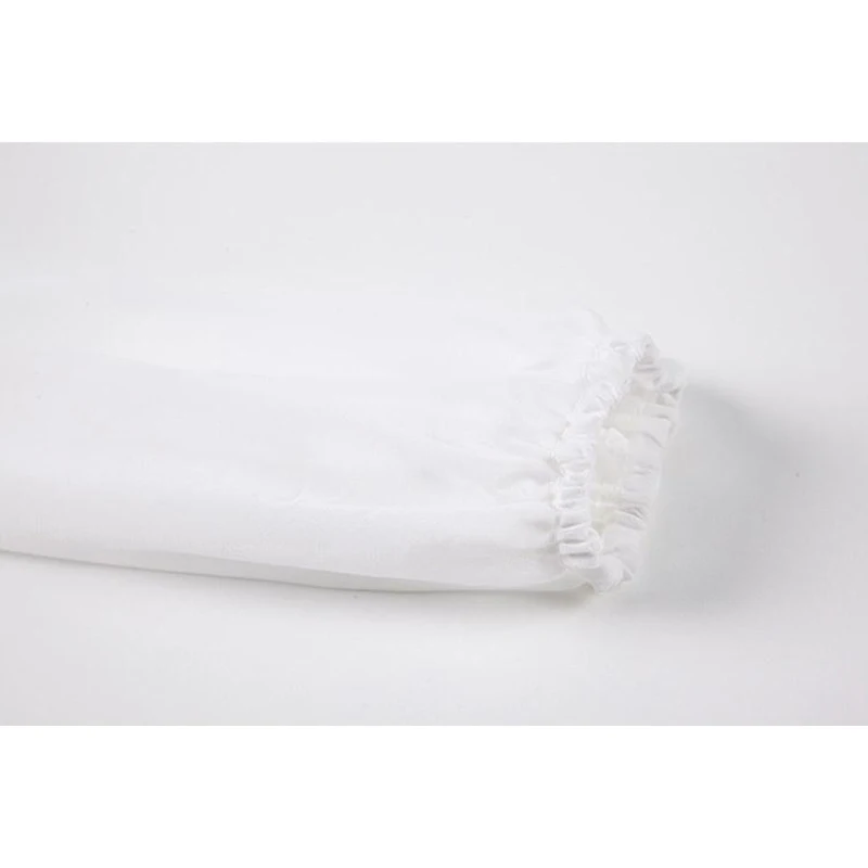 

Crop Jumper Blouses And Shirts Women 2021 Spring Korean Temperament Long Sleeve Twist Spliced Design Tops Vintage O-Neck Blusas