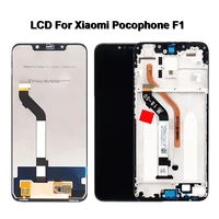 10 touch 6 18 aaa quality lcd for xiaomi pocophone f1 display screen for poco f1 lcd screen display 22461080