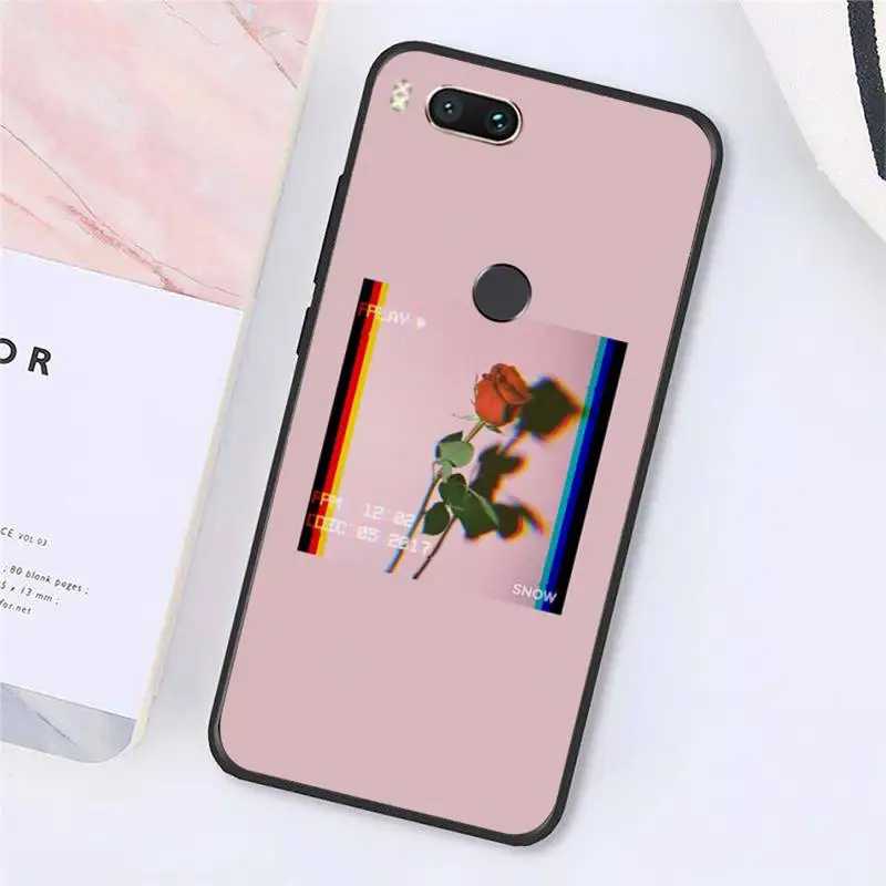 

Aesthetics flower art pattern Phone Case For Xiaomi Redmi note 7 8 9 t max3 s 10 pro lite cover funda coque shell