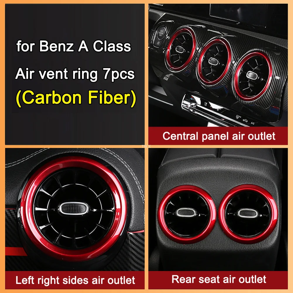 Красный! Автомобильная Центральная панель заднего сиденья AC Вентиляционное