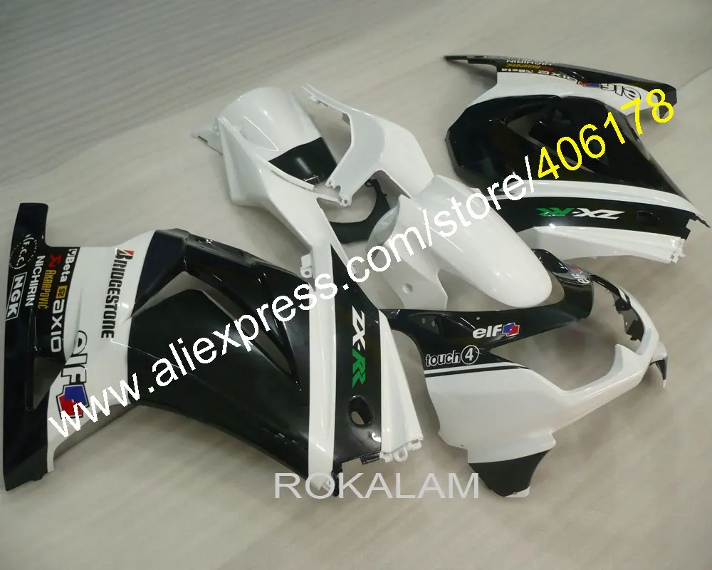 

Fairings For EX250 Ninja 250R 08 09 10 11 12 2008-2012 White Black Motorcycle Fairing Aftermarket Kit (Injection Molding)