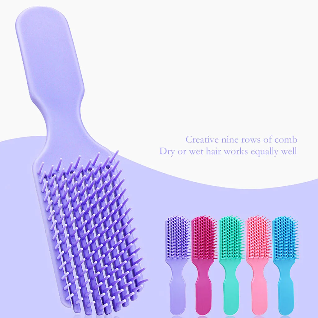 

Vented Brush Anti-Static Comb Detangling Haribrush Wet Dry Hair Hairdressing Styling Tools for Men Women