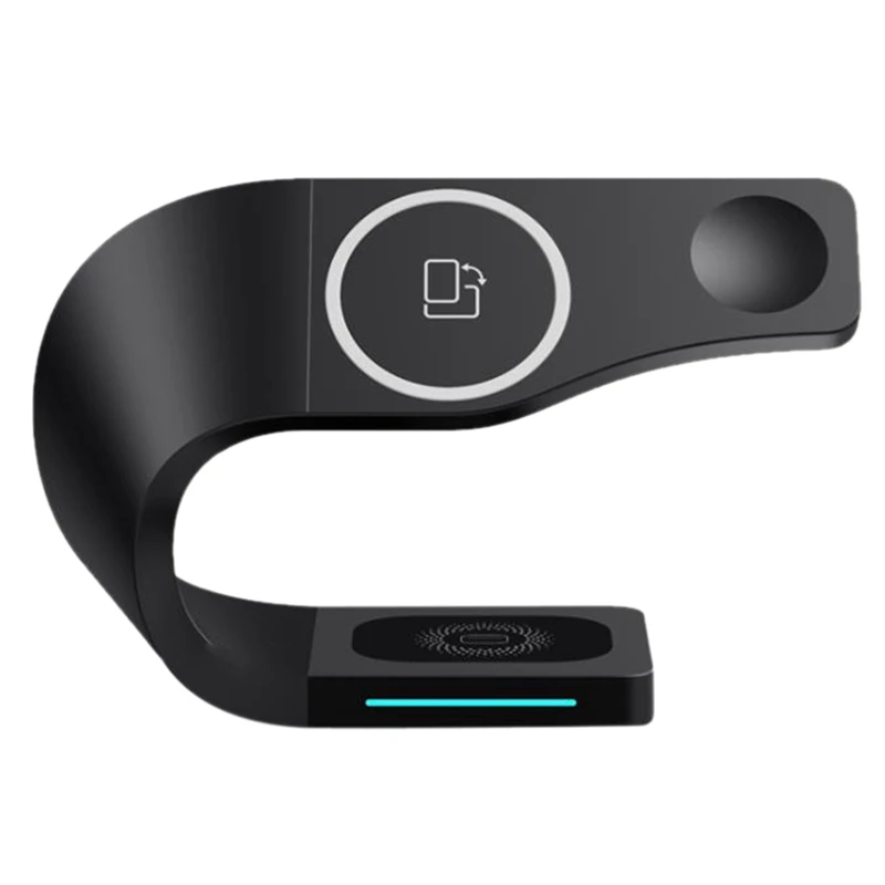 

Wireless Magnetic Suck Charger 4 In1 15W Fast Charger Station for Apple Watch++iPhone for IOS/Android Mobile
