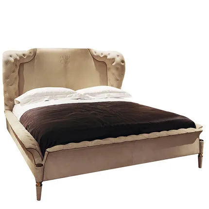 

Высокое качество Европейский Американский стиль деревянные Твердые прямоугольные двойные постельные комплекты с овалами красивые мини-ту...