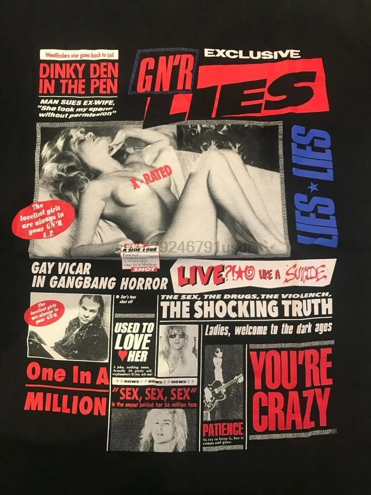 

GUNS N ROSES - G N R Lies T Shirt