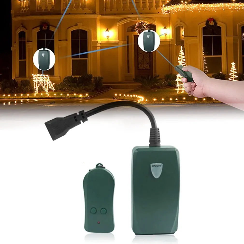 Водонепроницаемая уличная умная розетка беспроводной пульт дистанционного