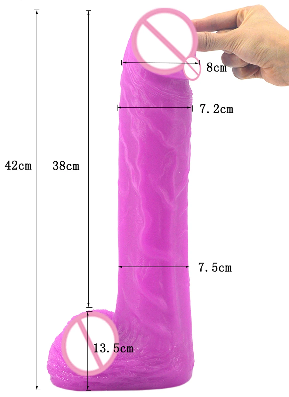 Большой реалистичный фаллоимитатор 16 5 дюйма большой Мужской мастурбатор