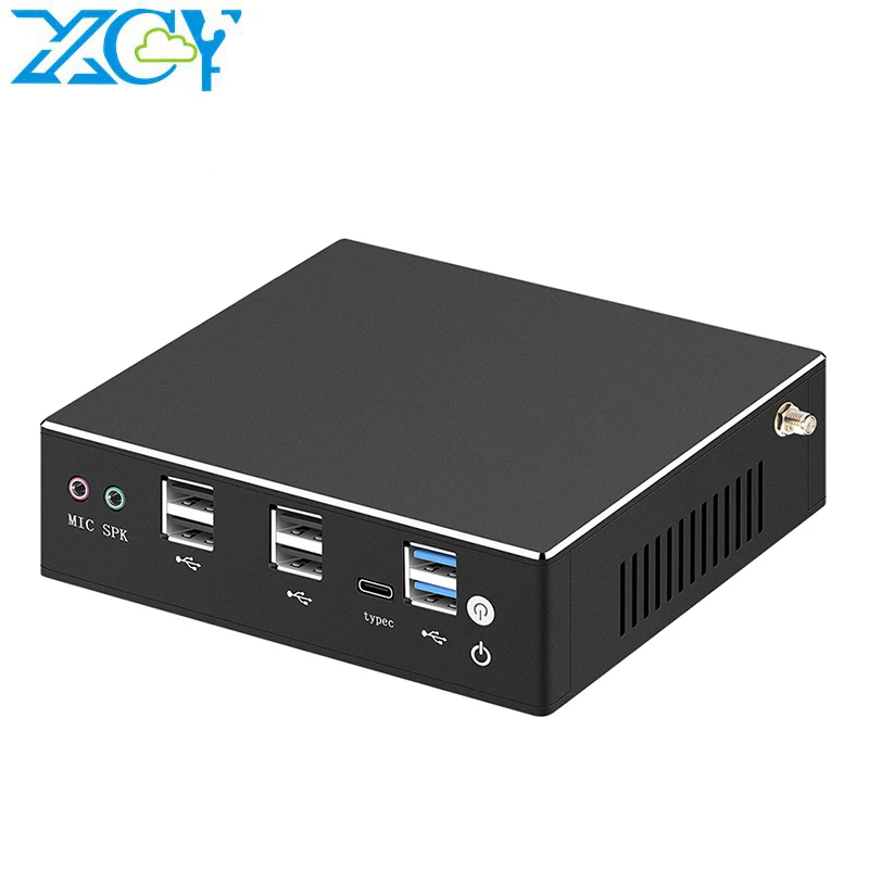 Мини ПК XCY Intel Core i7 10510U i5 i3 Linux тонкий клиент микронастольные компьютеры лучшие